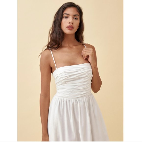 Sale🦋Reformation Lissa Dress - White - Picture 5 of 16